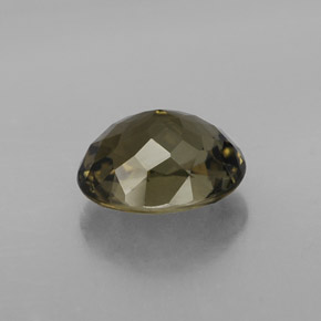 Turmalina verde natural de 3,23 ct, corte óvalo, VVS