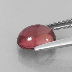 Turmalina rosa natural de 1,48 ct, transparente, transparente / translúcido