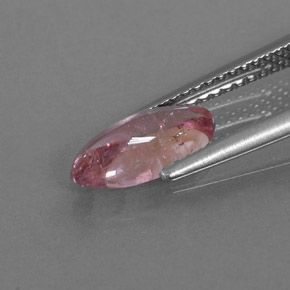 Turmalina rosa natural de 1,21 ct, transparente, transparente / translúcido