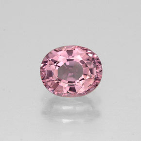 Turmalina multicolor natural de 0,85 ct, corte óvalo, VVS