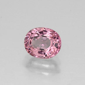 Turmalina multicolor natural de 0,85 ct, corte óvalo, VVS