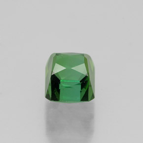 Turmalina verde natural de 1,11 ct, corte esmeralda, VVS-VS