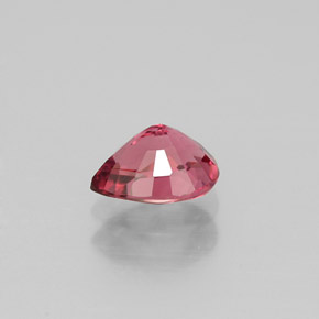 Turmalina rosa natural de 0,60 ct, en forma de pera, VVS-VS
