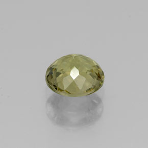 Turmalina verde natural de 0,65 ct, corte redondo, VVS-VS