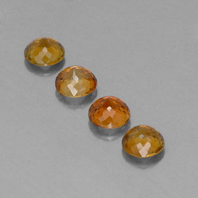 Gemas de turmalina multicolor natural de  ct, corte redondo, VVS-VS