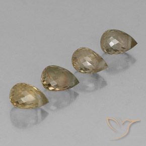 Gemas de turmalina Multicolor natural de 2.10 ct, Corte Briolette, VS