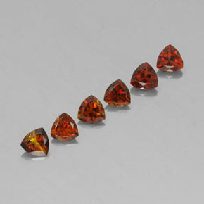 Gemas de turmalina multicolor natural de 1,48 ct, trillón, VVS-VS