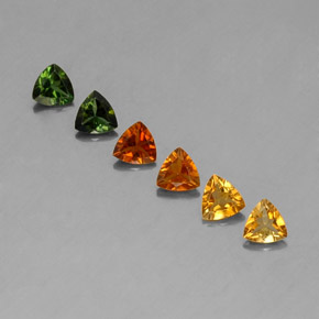 Gemas de turmalina multicolor natural de  ct, trillón, VVS-VS