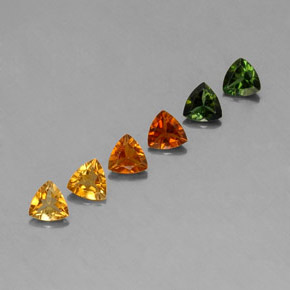 Gemas de turmalina multicolor natural de  ct, trillón, VVS-VS