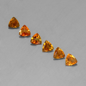 Gemas de turmalina naranja natural de  ct, trillón, VVS-VS