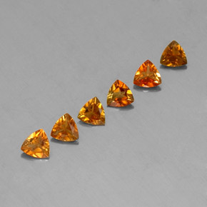 Gemas de turmalina naranja natural de  ct, trillón, VVS-VS