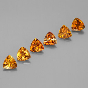 Gemas de turmalina naranja natural de  ct, trillón, VVS-VS