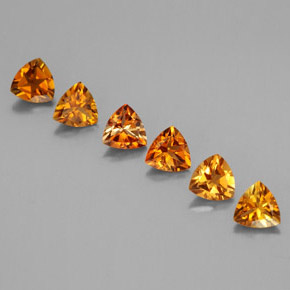 Gemas de turmalina naranja natural de  ct, trillón, VVS-VS
