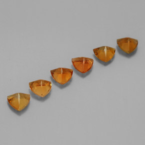 Gemas de turmalina naranja natural de  ct, trillón, VVS-VS