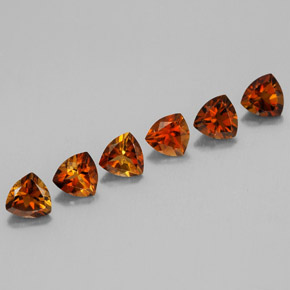 Gemas de turmalina naranja natural de  ct, trillón, VVS-VS