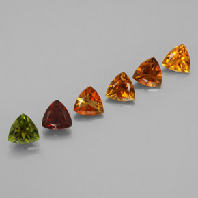Gemas de turmalina multicolor natural de  ct, trillón, VVS-VS