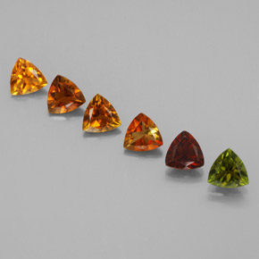 Gemas de turmalina multicolor natural de  ct, trillón, VVS-VS