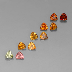 Gemas de turmalina multicolor natural de  ct, trillón, VVS-VS