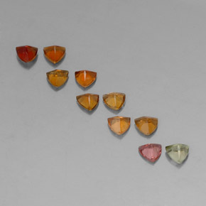Gemas de turmalina multicolor natural de  ct, trillón, VVS-VS