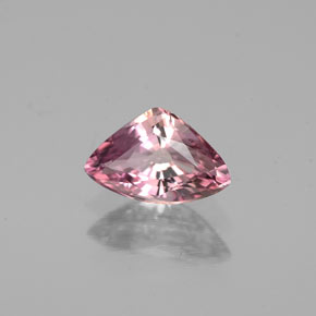 Turmalina rosa natural de 0,70 ct, trillón, VVS-VS