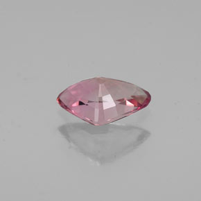 Turmalina rosa natural de 0,70 ct, trillón, VVS-VS
