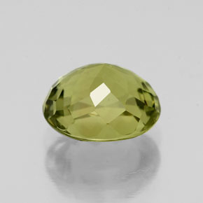 Turmalina verde natural de 1,76 ct, corte óvalo, VVS