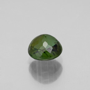 Turmalina verde natural de 1,05 ct, corte redondo, VS