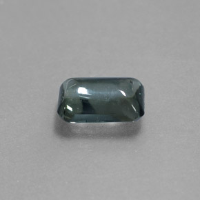 Turmalina gris natural de 1,37 ct, transparente, transparente / translúcido