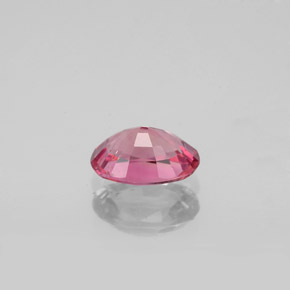 Turmalina rosa natural de 0,91 ct, corte óvalo, VS-SI
