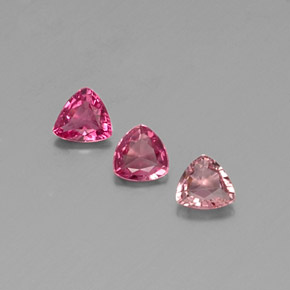 Gemas de turmalina rosa natural de  ct, trillón, VS