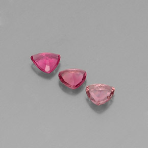 Gemas de turmalina rosa natural de  ct, trillón, VS