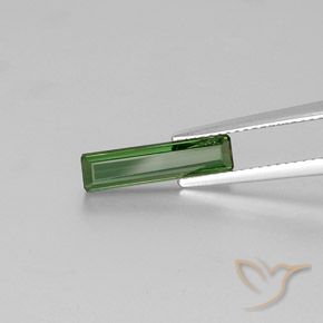 Turmalina Verde medio natural de 1.36 ct, Corte Octágono / Esmeralda, VVS-VS