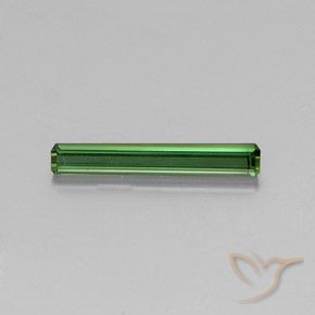 1.34ct Natural Verde Turmalina, corte esmeralda, VS
