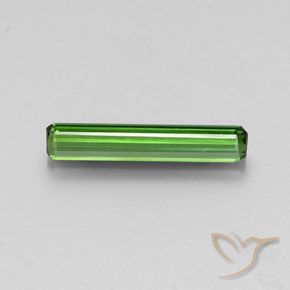 1.43ct Natural Verde Turmalina, corte esmeralda, VVS-VS