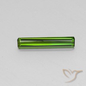 1.49ct Natural Verde Turmalina, corte esmeralda, VS