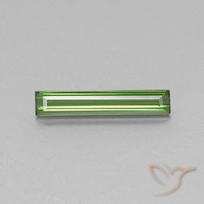 1.72ct Natural Verde Turmalina, corte esmeralda, VVS
