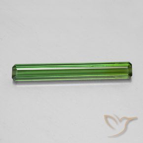 1.79ct Natural Verde Turmalina, corte esmeralda, VVS-VS