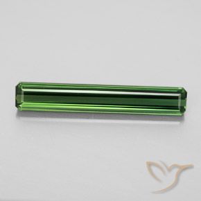 2.41ct Natural Verde terroso Turmalina, corte esmeralda, VVS-VS