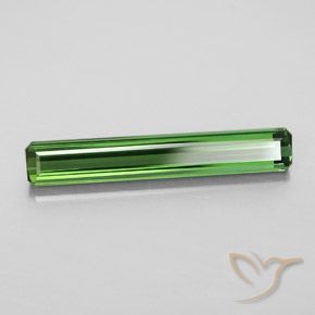 Turmalina Verde terroso natural de 2.41 ct, Corte Octágono / Esmeralda, VVS-VS