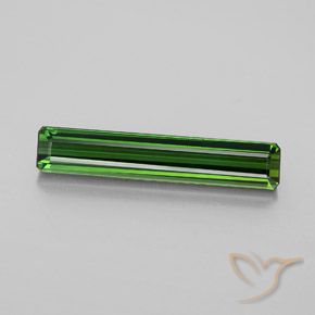 2.68ct Natural Verde terroso Turmalina, corte esmeralda, VVS