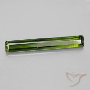 Turmalina Verde oscuro natural de 3.44 ct, Corte Octágono / Esmeralda, SI