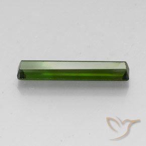 Turmalina Verde oscuro natural de 3.52 ct, Corte Octágono / Esmeralda, VVS-VS