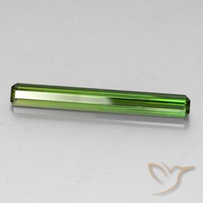 Turmalina Verde oscuro natural de 3.42 ct, Corte Octágono / Esmeralda, VVS-VS