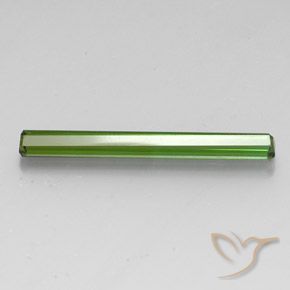 Turmalina Verde oscuro natural de 3.42 ct, Corte Octágono / Esmeralda, VVS-VS