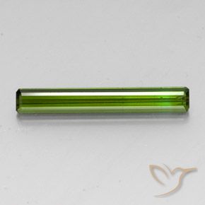 3.08ct Natural Verde oscuro turmalina, corte esmeralda, VS-SI