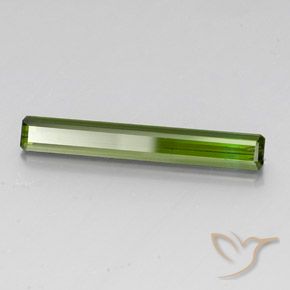 Turmalina Verde oscuro natural de 3.08 ct, Corte Octágono / Esmeralda, VS-SI