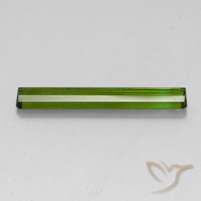 Turmalina Verde oscuro natural de 3.08 ct, Corte Octágono / Esmeralda, VS-SI