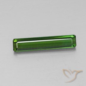 2.13ct Natural Verde oscuro medio Turmalina, corte esmeralda, VVS-VS