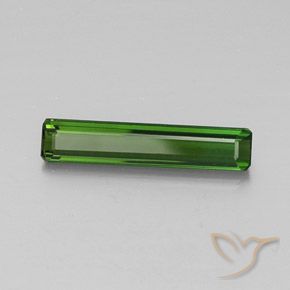 Turmalina Verde oscuro medio natural de 2.13 ct, Corte Octágono / Esmeralda, VVS-VS