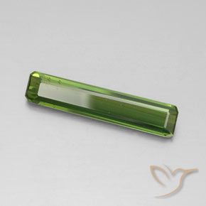 Turmalina Verde oscuro natural de 2.55 ct, Corte Octágono / Esmeralda, VS-SI